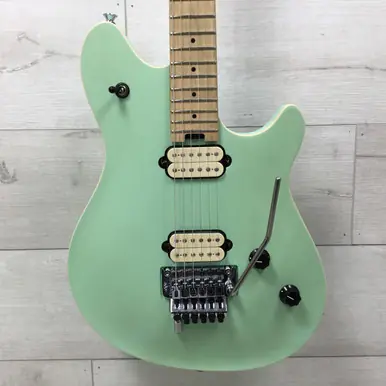 Used EVH WOLFGANG SPECIAL BY FENDER Offset Double Cutaway Electric Guitar Green 6-String Grab Now