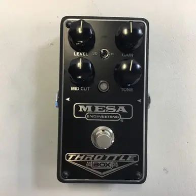 Used Mesa Boogie THROTTLE BOX Overdrive Pedal Handmade