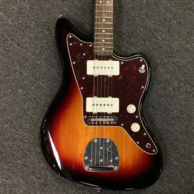 Used Squier CLASSIC VIBE 60S JAZZMASTER Offset Double Cutaway Electric Guitar Sunburst 6-String Handmade