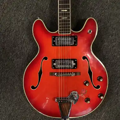 Used Epiphone EA-250 Semi-Hollow Electric Guitar Red 6-String Professional Grade