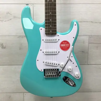 Used Squier SONIC STRATOCASTER SEAFOAM GREEN S Type Electric Guitar Green 6-String Editor’s Pick