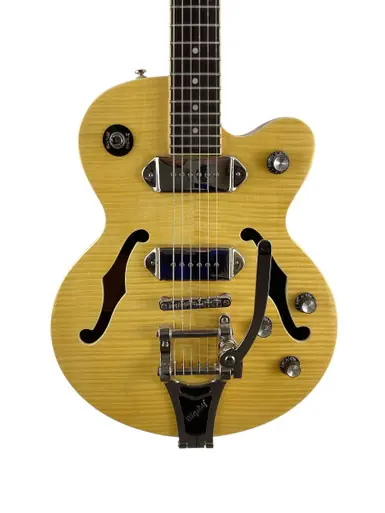 Markdown Used Epiphone WILDKAT AN BIGSBY W/ OHSC Semi-Hollow Electric Guitar Natural 6-String