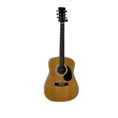 Used Harmony H166W Laminate Top Acoustic Guitar Natural Top Pick