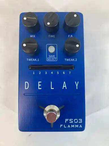 Used FLAMMA FS03 Delay Guitar Effect Money Back Guarantee