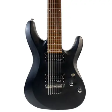 Latest Used Schecter DIAMOND SERIES C-7 DELUXE S Type Electric Guitar Black 7-String