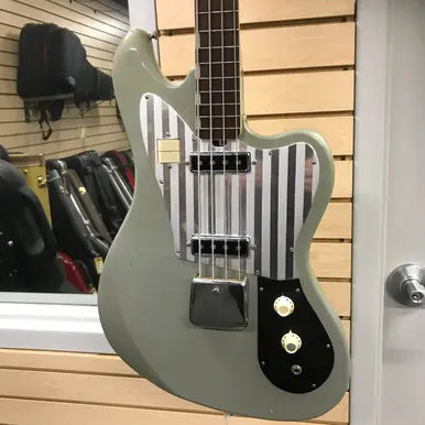 Bulk Order Used Teisco EB-200 Vintage Bass Guitar Silver/Gray 4-String