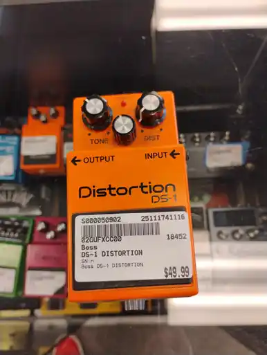Genuine Used Boss DS-1 DISTORTION Guitar Effect