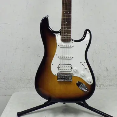 Used Squier BULLET STRATOCASTER S Type Electric Guitar Sunburst 6-String Free Delivery