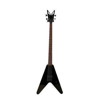 Used Dean V METALMAN Modern Metal Bass Guitar Black 4-String One Day Deal