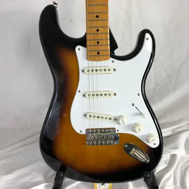 Used Squier CLASSIC VIBE 50S STRAT S Type Electric Guitar Tobacco Sunburst 6-String Next Day Delivery