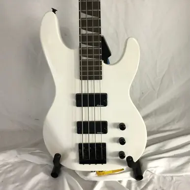Used Jackson JS2 CONCERT Modern Metal Bass Guitar White 4-String Grab Now