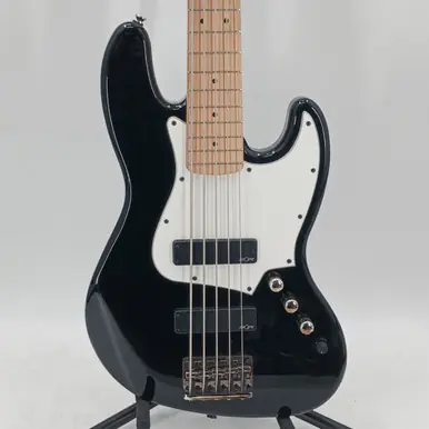 Latest Used Squier CONTEMPORY ACTIVE JAZZ BASS J Type Bass Guitar Black 5-String