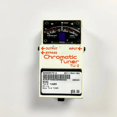 Used Boss TU-2 Chromatic Tuner Pedal Bargain