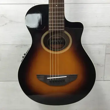 Used Yamaha APXT2 ACOUSTIC ELECTRIC GUITAR Laminate Top Acoustic Guitar Sunburst One Day Deal