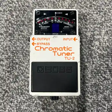 Used BOSS TU-2 CHROMATIC TUNER Guitar Pedal Premium
