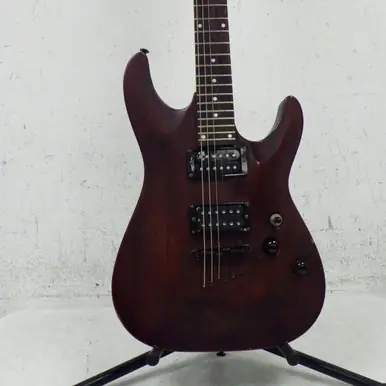 Used Schecter OMEN 6 DIAMOND SERIES Super S Electric Guitar Red 6-String Secure Checkout
