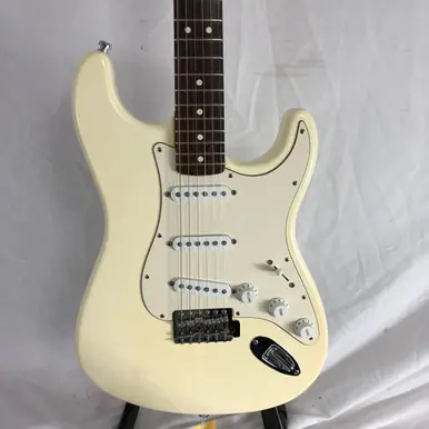 Latest Used Fender 2004 MIM STRATOCASTER S Type Electric Guitar White 6-String