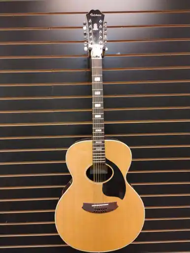 Used Epiphone NV 245 Acoustic Guitar Natural Mega Sale