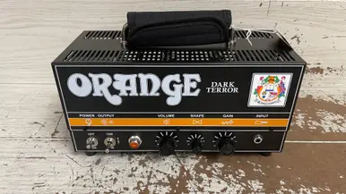Hassle-Free Returns Used Orange DARK TERROR W/BAG Tube Guitar Amplifier Head