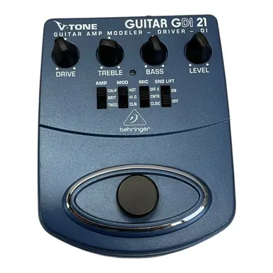 Fast Shipping Used Behringer V-tone Gdi 21 Amp Modeling Pedal