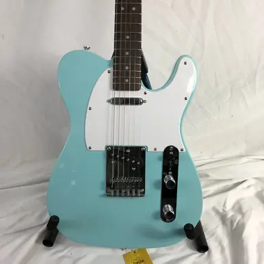 Best Choice Used Squier SONIC TELECASTER T Type Electric Guitar Blue 6-String