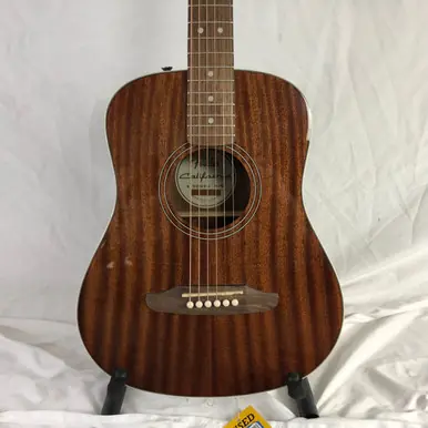 Buy Today Used Fender CALIFORNIA STD REDONDO MINI Laminate Top Acoustic Guitar Natural 6-String