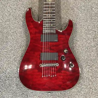 Used SCHECTER DAMIEN ELITE-7 7-String Electric Guitar Original