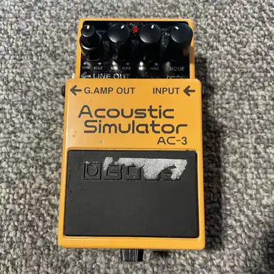 In Demand Used BOSS AC-3 ACOUSTIC SIMULATOR Guitar Pedal
