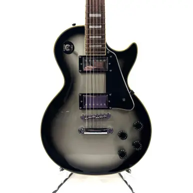 Used Epiphone LES PAUL CUSTOM LP Type Electric Guitar Silver Burst 6-String Free Shipping