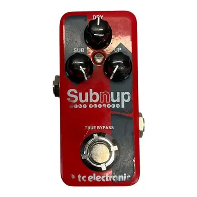 Used Tc Electronic Sub N Up Mini Octaver Octave Pedal Limited Edition