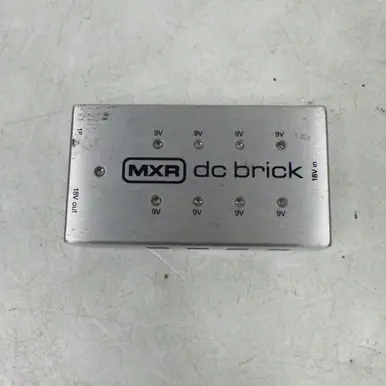 Used MXR DC BRICK WITH CABLES AND POWER Guitar Effects Pedal Modern