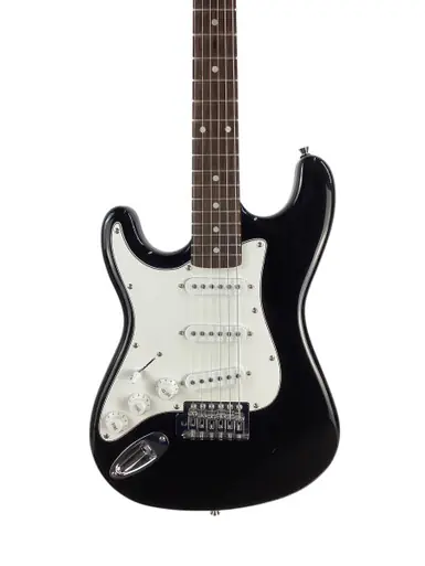 Used SX MINI S-TYPE LEFTY S Type Electric Guitar Black 6-String Mega Sale