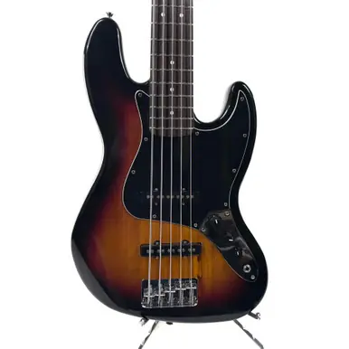 Last Chance Used Squier AFFINITY JAZZ BASS V J Type Bass Guitar Sunburst 5-String