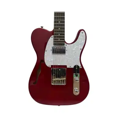 Used Glarry TELECASTER STYLE ELECTRIC GUITAR T Type Electric Guitar Red 6-String Authentic