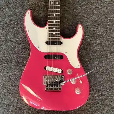 Top Rated Used Charvel SPECTRUM MODEL 8 Super S Electric Guitar Pink 6-String