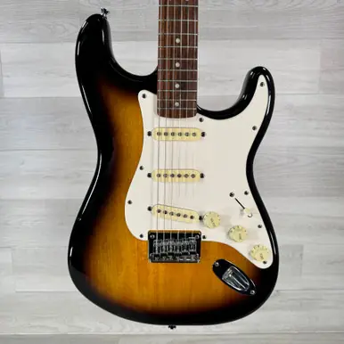 Used Squier Bullet Stratocaster Electric Guitar - Sunburst Warranty Included