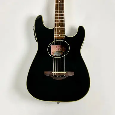 Used Fender STRATACOUSTIC Acoustic Guitar Black No Minimum Order