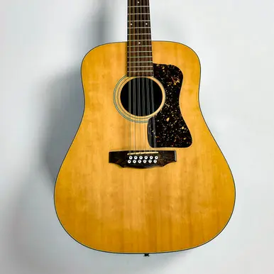 Next Day Delivery Used Guild D225AIIX USA Vintage Acoustic Guitar Natural 12-String