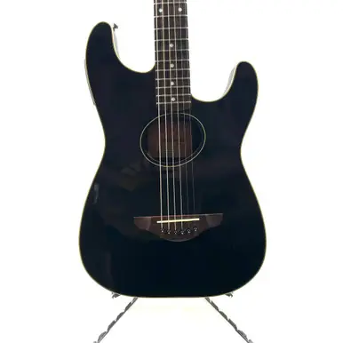 Used Fender STRATACOUSTIC Laminate Top Acoustic Guitar Black Wholesale