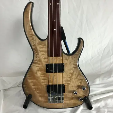 Used FRETLESS CUSTOM BASS Vintage Bass Guitar Natural 4-String Limited Offer