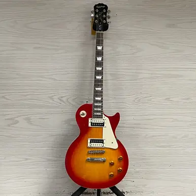 Used Epiphone LES PAUL TRADITIONAL PRO LP Type Electric Guitar Cherry Sunburst 6-String Direct From Manufacturer