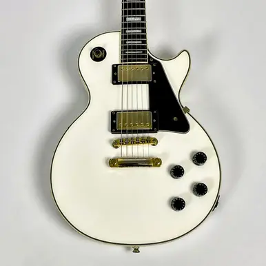 Used Epiphone LES PAUL CUSTOM PRO Electric Guitar White 6-String Secure Checkout