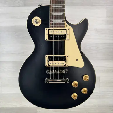 Used Epiphone Les Paul Classic Worn Electric Guitar - Worn Ebony Next Day Delivery