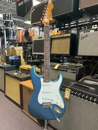 Used Squier CV 60S STRATOCASTER S Type Electric Guitar Blue 6-String Time-Limited