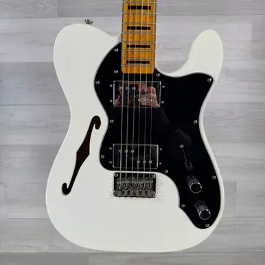 Certified Used Squier Classic Vibe '70s Telecaster Thinline - White