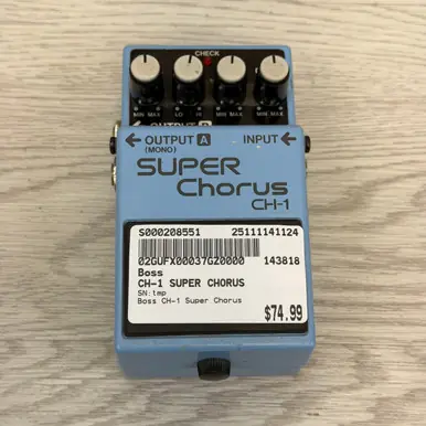 Used Boss CH-1 SUPER CHORUS Chorus Pedal Crafted