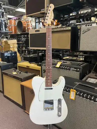 Shop Now Used Fender PLAYER TELE T Type Electric Guitar White 6-String