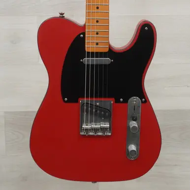 Save Now Used Squier 40th Anniversary Telecaster Electric Guitar Red