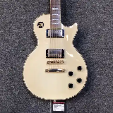 Used Epiphone LES PAUL CUSTOM LP Type Electric Guitar White 6-String Super Sale