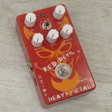 Used Caline CP-30 Red Devil Heavy Metal Distortion Pedal Clearance